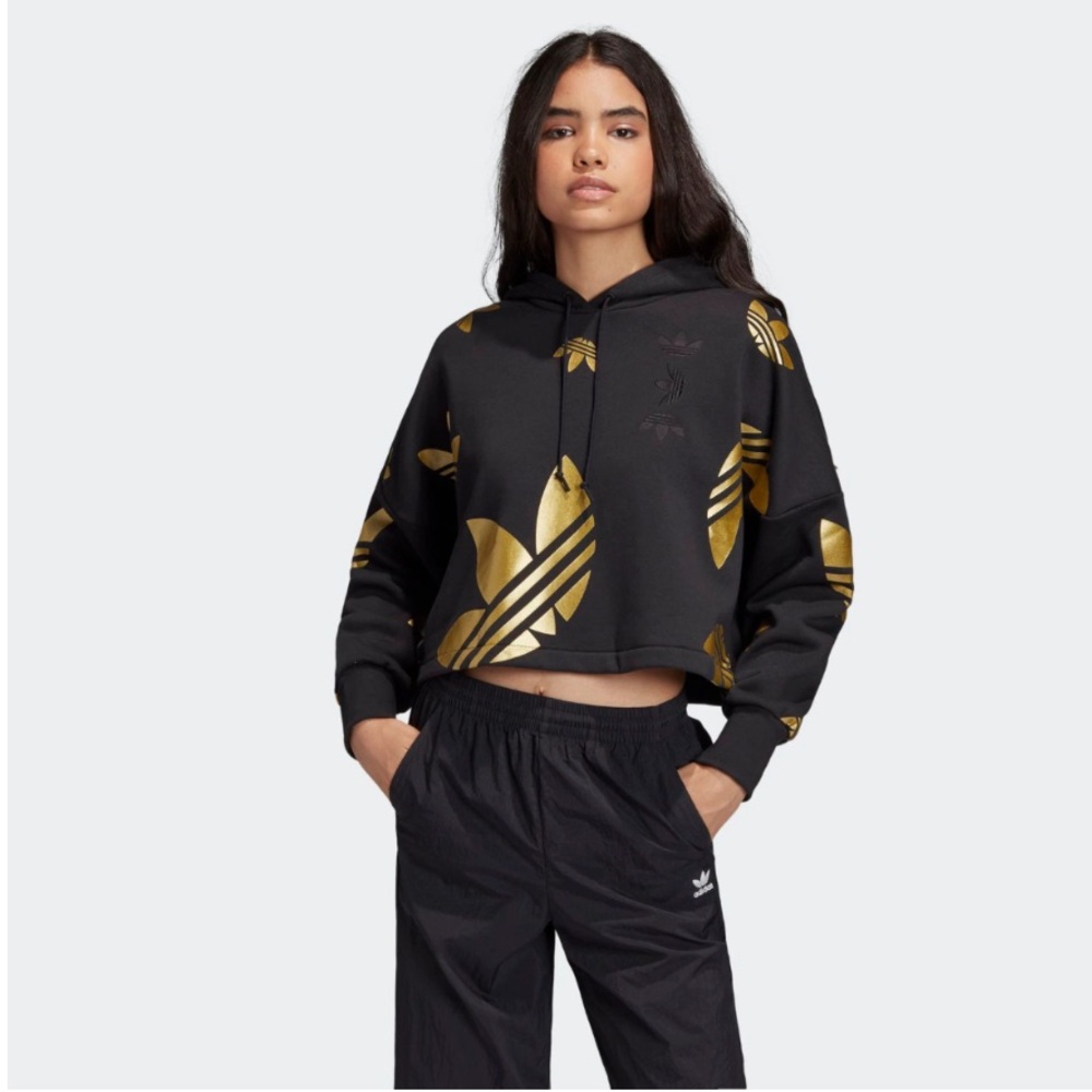 adidas sweatshirt | xs gold logo - Picture 8 of 15